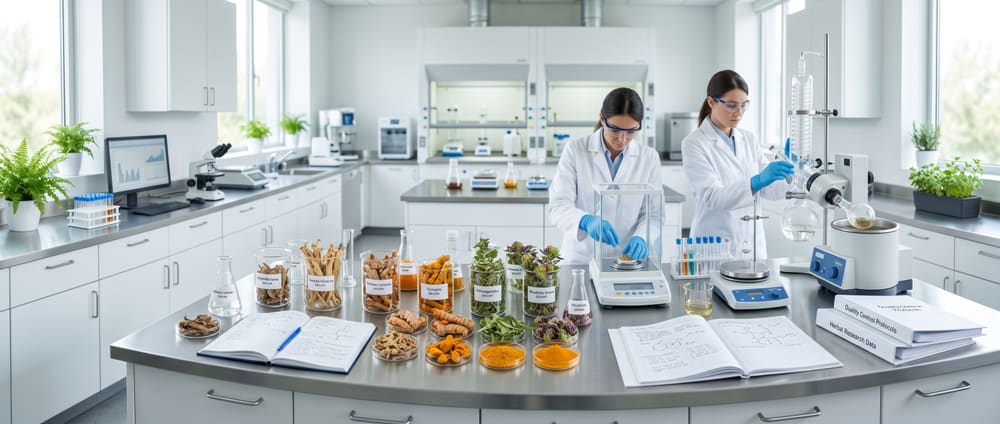 Control de calidad de extractos vegetales para suplementos de bienestar prostatico